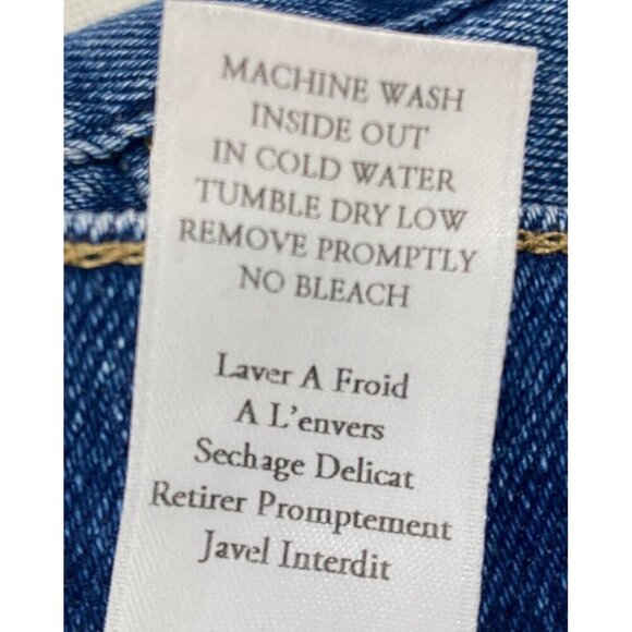 Frank & Eileen CORK Everyday Blue Everyday Denim size 27 slim straight high rise - Picture 8 of 14